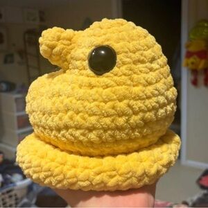 Handmade crochet Peep chick plushie Easter